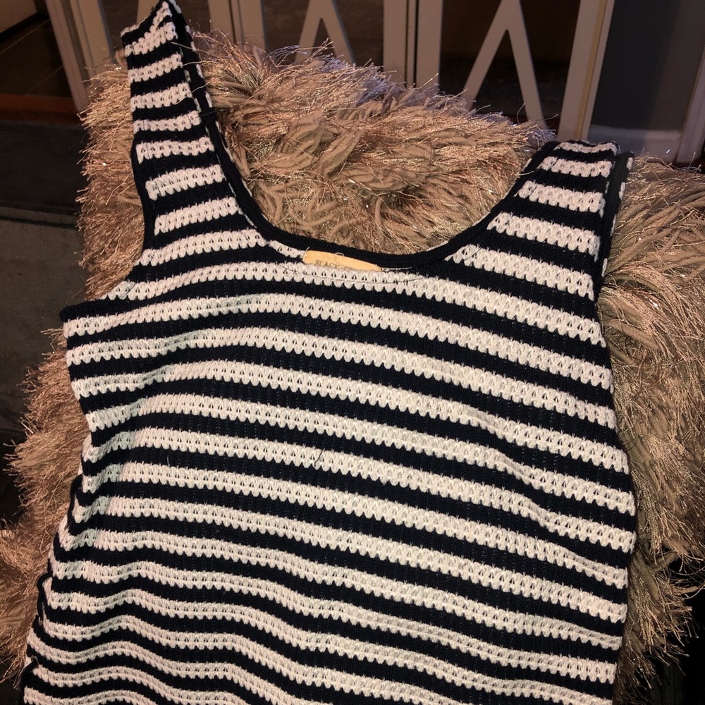 Black & white stripe shirt